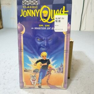 Classic Jonny Quest Dr. Zin Master of Evil VHS Factory Sealed‎ Cartoon Network